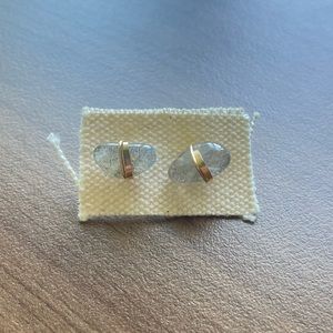 Mary MacGill Large Stone Studs in Labradorite